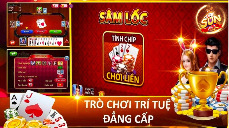 Sâm lốc tính chíp tại Sunwin